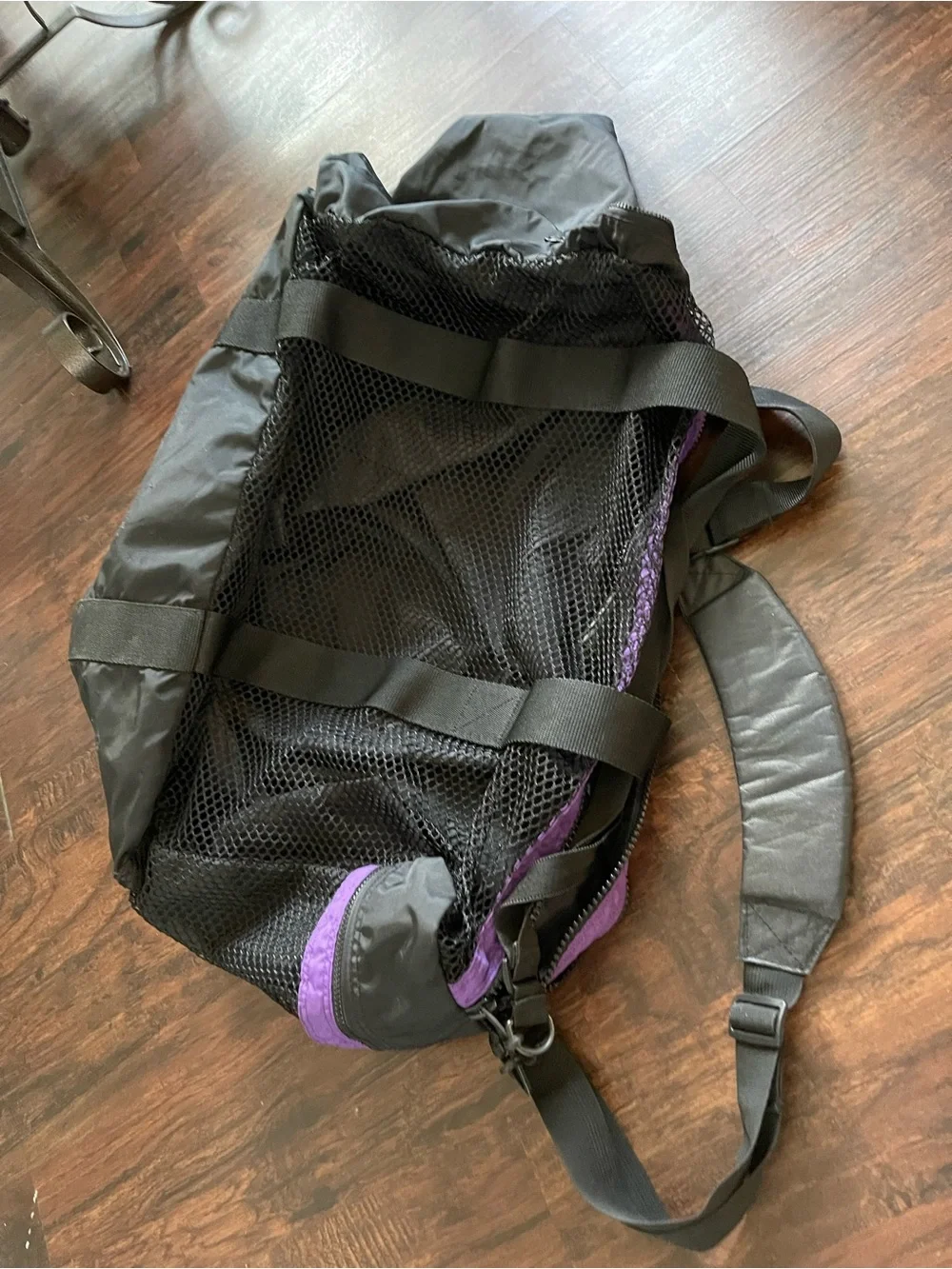 R.E.I. Evaporator Duffel LARGE Discontinued Black w/ Shoulder Strap Made in USA